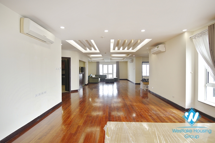 Four-room ambassador-sized apartment for rent in a quiet alley in the heart of Hoan Kiem district